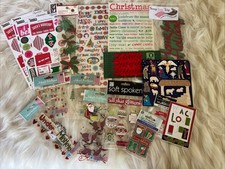 Christmas Scrapbook Embellishment Lot 15 Jolee s Reminisce Stickers Santa