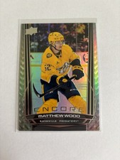 Upper Deck 2025-26 Series 2 Encore Insert Matthew Wood Predators E-120