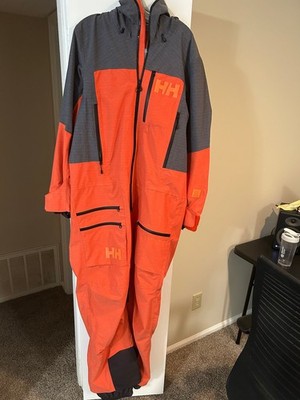 Helly Hansen Orange One Piece Snowsuit