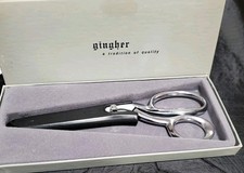Vintage Gingher Pinking Scissors Original In Box Stainless Steel Right Handed .