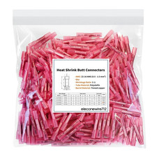 Heat Shrink Butt Splice Wire Connector Insulated Waterproof Crimp Terminals kits