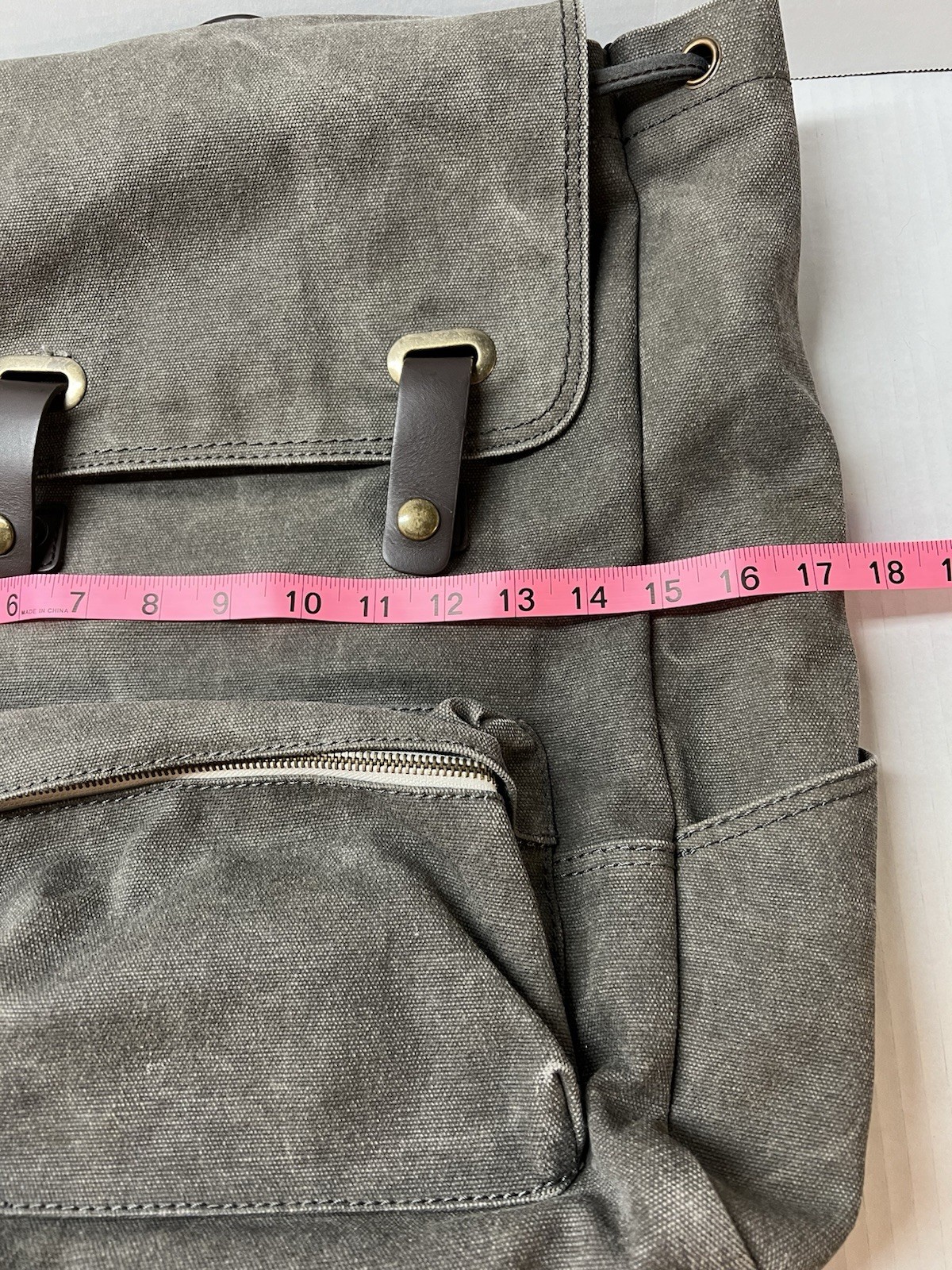 Everlane The Modern Snap Backpack - Reverse Denim… - image 17