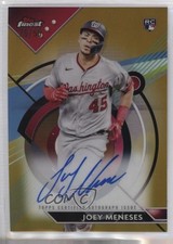 2023 Topps Finest Gold Refractor 26/50 Joey Meneses #FA-JM Auto 18c3