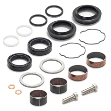 Front End Fork Leg Rebuild Seals Boots Kit for Sportster XL883N 1200V 1988-2018