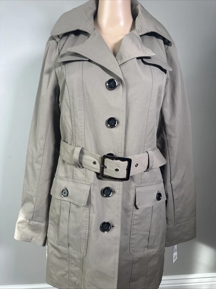 Abrigo mujer Apt 9 gris otoño talla M Foto 4 de 4