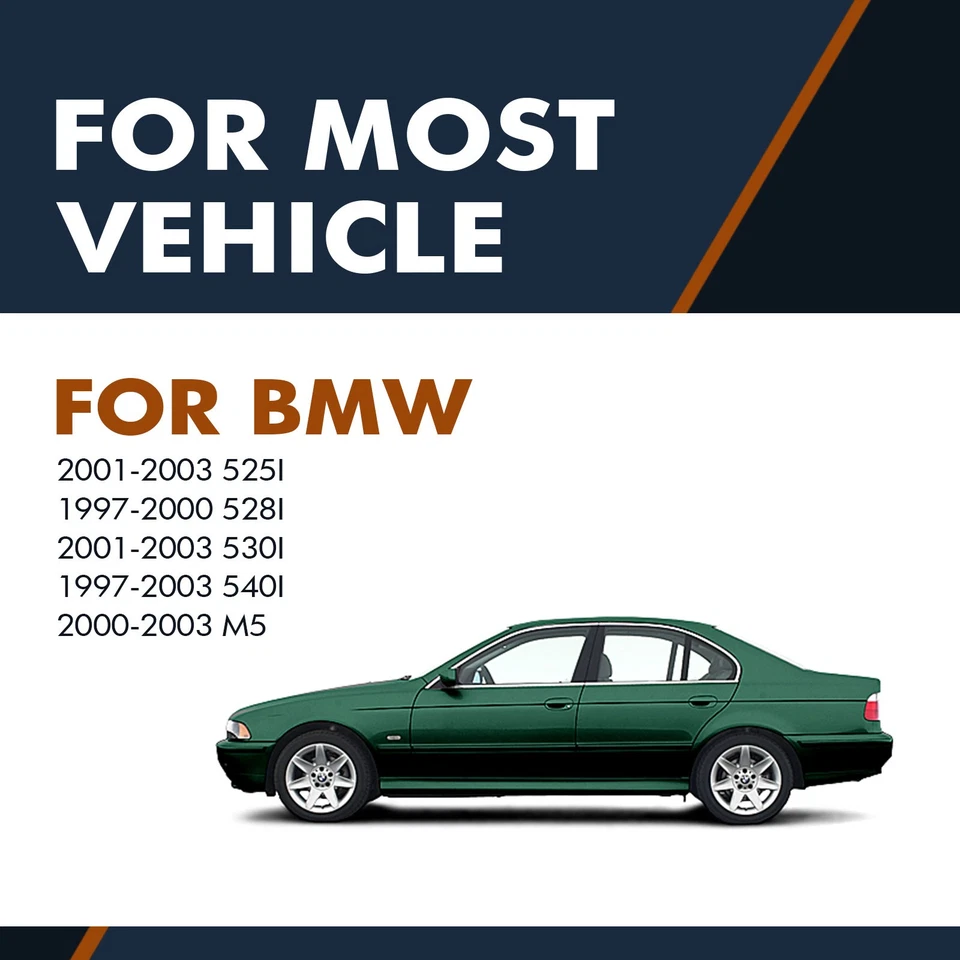 Par de 2 soportes de elevación de tapa de maletero trasero para BMW M5 E39 2000-2003 código de carrocería Foto 2 de 4