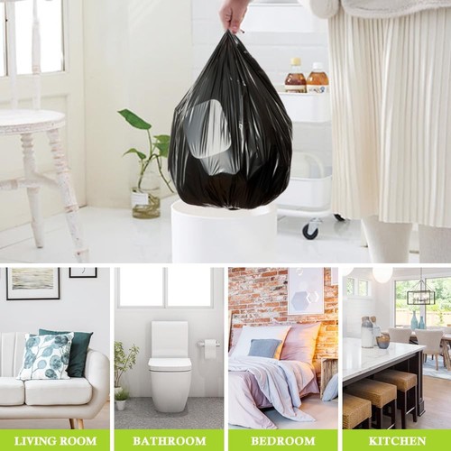 3 Gallon 120 Counts (fit 2.6-3.3 Gal) Small Trash Bags Garbage Bags by RayPar... - Picture 6 of 7