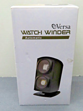 Versa Dual Watch Winder G015 Black Automatic Watch Rotator NEW Open Box