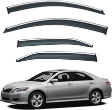 4pcs Window Rain Guard Compatible with 2007-2011 For 2007-2011 Toyota Camry