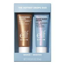 e.l.f. SKIN The Hottest Drops Duo, Holy 0.33 Fl Oz Pack of 1 , Brown Pink