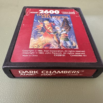 *Getestet & funktionsfähig* Dark Chambers Atari 2600/7800 Spiel UK PAL nur Cartridge