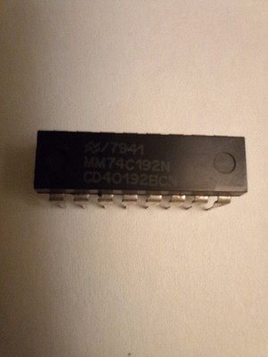 MM74C192N / CD40192BCN BCD Up/Down Counter DIP-16   45192 CMOS IC