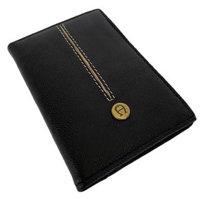 Vintage Etienne Aigner Black Lambskin Mini Address Book 3.75" x 2.5"