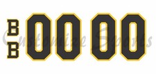 Boston Bruins Customized Number Kit For 1935-1940 Jersey