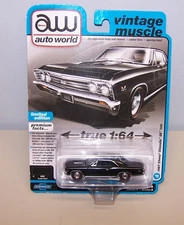 NEW Auto World Vintage Muscle 1967 Chevy Chevelle SS 396 Tuxedo Black