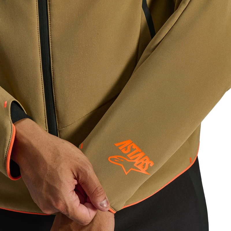Alpinestars Aeroshell Kharki Black Orange, photo 8 of 9