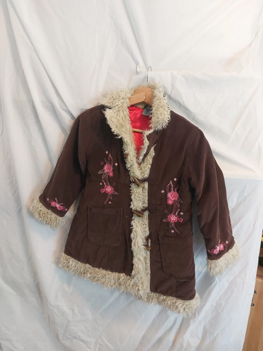 Manteau Fille Pumpkin Patch - Taille US 9 (135cm) - Beige Texturé - Neuf Avec étiquettes