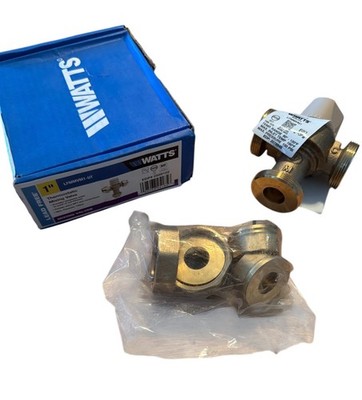 New Watts LFMMVM1-UT 1'' Thermostatic Mixing Valve 150PSI 0559122