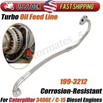 Turbo Oil Feed Line Tube 1993212 for Caterpillar Cat 3406E , C-15  Diesel Engine