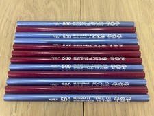 Vintage Lot Of 12 Musgrave Pencil Co. "Fat" 500 TOT Pencils, Unsharpened