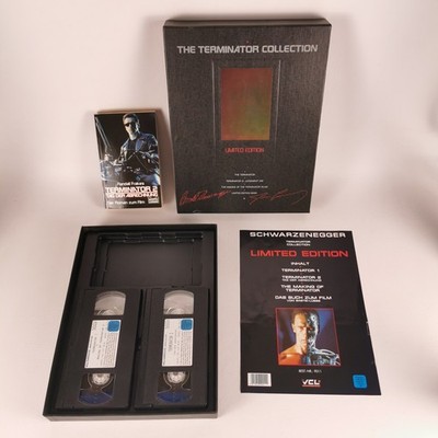The Terminator 1 &2 Collection Limited Edition VHS Boxset inkl. Roman 1992