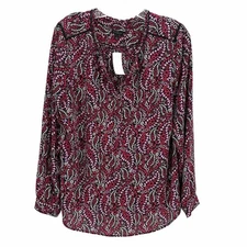 Size L Talbots PINK PRINT Shirt