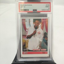 2005 Topps Bazooka Jay-Z #216 White Base PSA 8 Rookie RC Sean Carter Hip-hop Rap