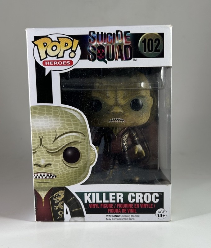 Funko Pop! Heroes Suicide Squad KILLER CROC #102 Vinyl Figure (NEW)