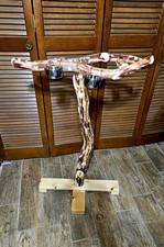 Arizona Manzanita Portable Freestanding Bird Perch- Breaks Down For Travel/RV