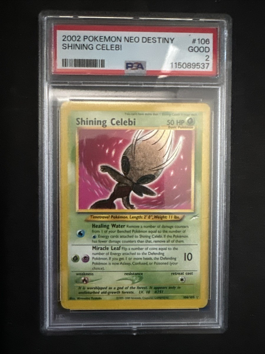 Shining Celebi 106/105 Neo Destiny Holo for sale online | eBay