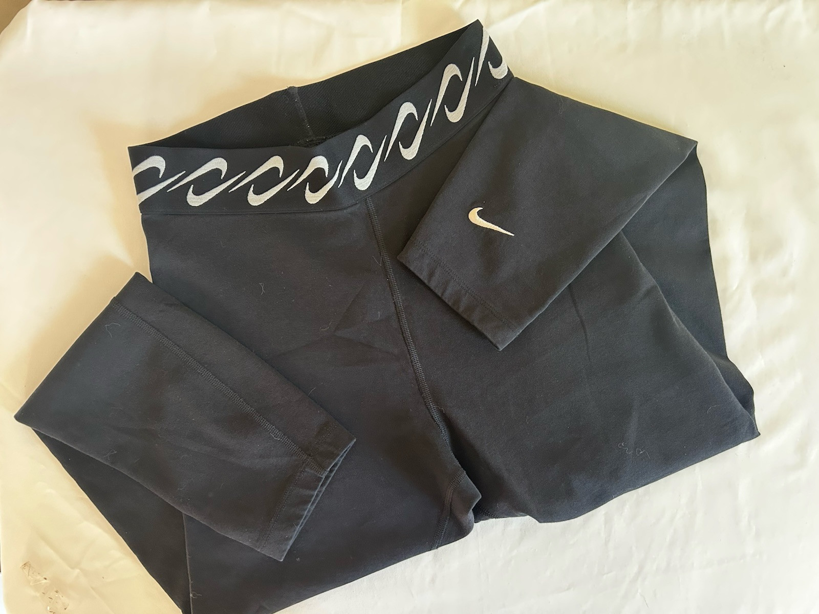 Nike Women Black Athletic Yoga Workout Pants Size Small