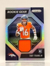 2024 Panini Prizm Football Rookie Gear Patch RC RG-TFN Troy Franklin - Silver