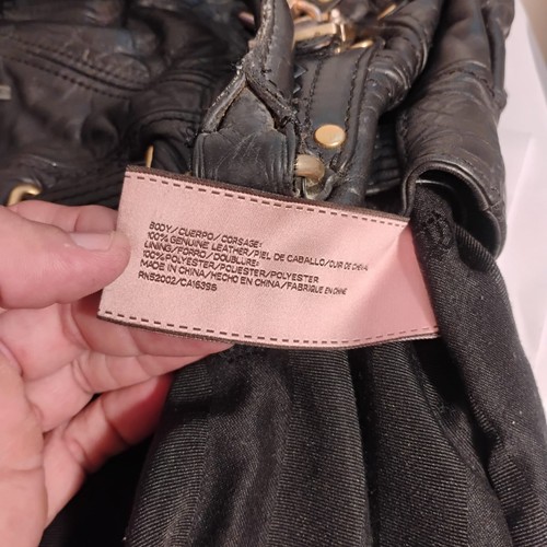 Juicy Couture Women's Leather Studded Black Chain Shoulder Bag Vintage Y2K - Picture 2 of 21