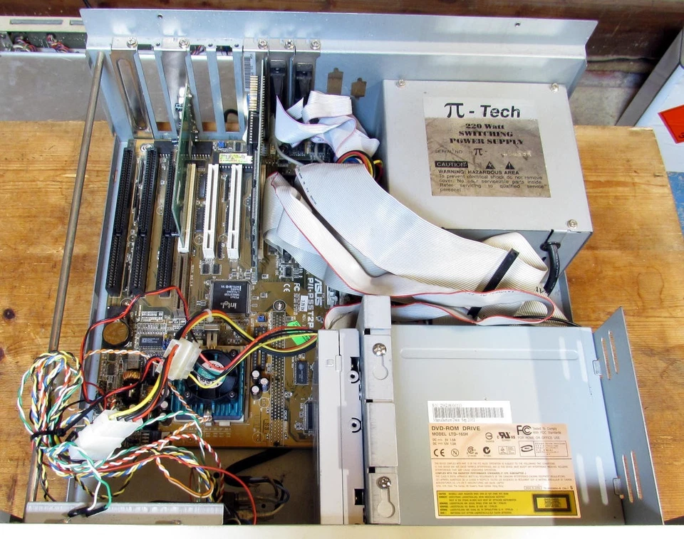 Retro PC Pentium MMX 166MHz, ISA PCI, Windows 98, CD, Floppy USB - Bild 3 von 4