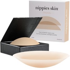 Nippies Nipple Covers for Women with Size 1 Fits A-C Cups , Circles Cr me