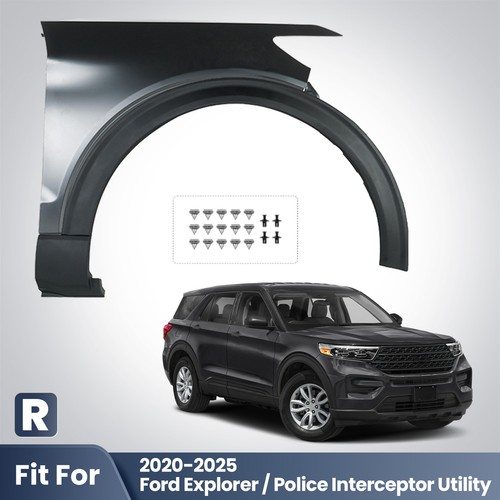 Front Fender And Wheel Flare Arch Molding For 2020-2025 Ford Explorer Right Side
