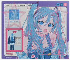 WALLHACK SP-005 Hatsune Miku OS Glass Mousepa...