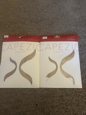 Footless Capezio Tights Ultra Soft Size 8-12 Grips Brown 2 Pair Dance  1917C