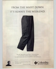 2004 Vintage Print Ad Columbia GPS Pants Magazine Advertisement Pinup Promo Page
