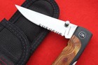 VINTAGE  BROWNING JAPAN 836  LOCKBACK KNIFE  NEW IN THE SHEATH CASE NEW UNUSED — photo 2