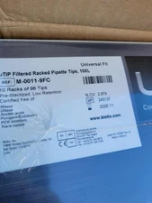 3 Pk NEW Biotix uTIP Filtered 10XL Universal M-0011-9FC Racked Pipette Tips
