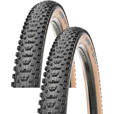 Pack of 2 Maxxis Rekon Tire 29 x 2.4 Tubeless Black/Dark Tan Dual EXO