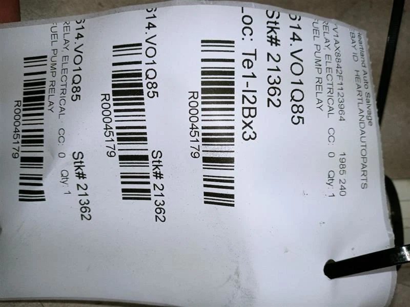 Volvo SL 240 1985 bomba de combustible inyector relé fabricante de equipos originales usado probado 3523608 Foto 4 de 4