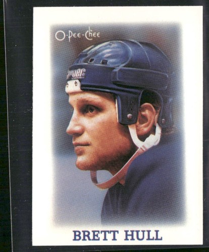Brett Hull #16 1988 O-Pee-Chee Minis card