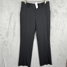 Ann Taylor Curvy Trouser Pants Womens 4 Black Career Casual Preppy Workwear NWT