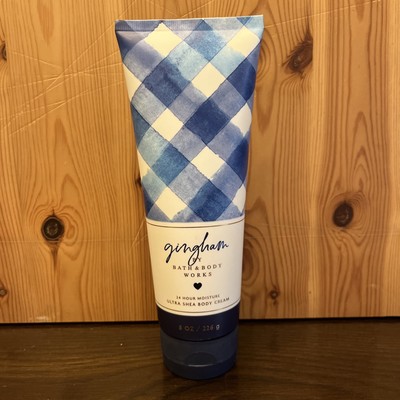 Bath and Body Works Ultra Shea Body Cream Gingham 24 Hour Moisture 8 oz NEW
