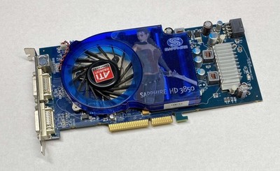 512MB Sapphire ATi Radeon HD3850 Dual DVI / TV Out AGP GDDR3 Grafikkarte - sehr guter Zustand