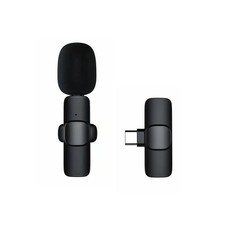 Wireless Lavalier Mini Mic with Noise Reduction For iPhone iPad Vlog Microphone