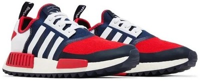 Adidas NMD TRL Trail x WM PK White Blue Red Size 11.5 BA7519 Ultra Boost.