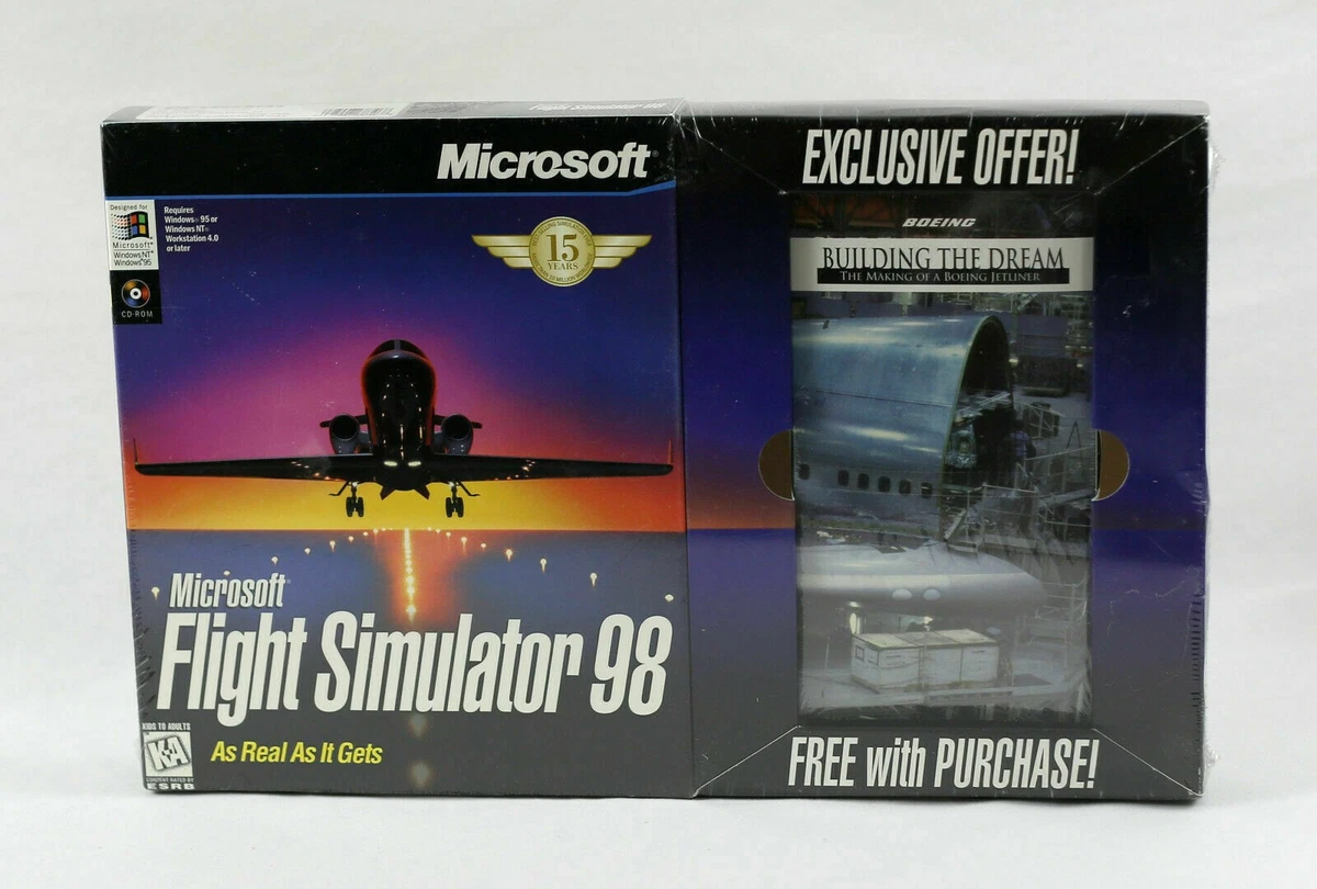 Video Game Flight Simulator 1998 for sale | eBay